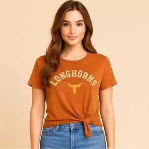 Women's Orange Longhorns T-Shirt Size XL